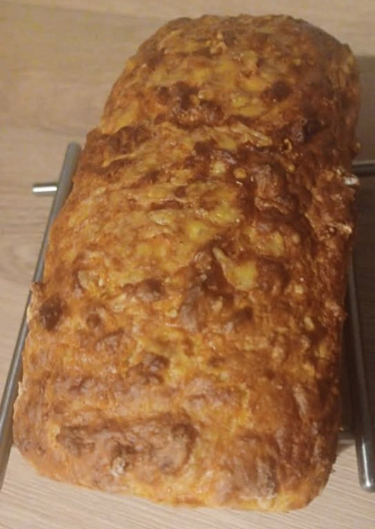 Garlic cheese jalapeño bread